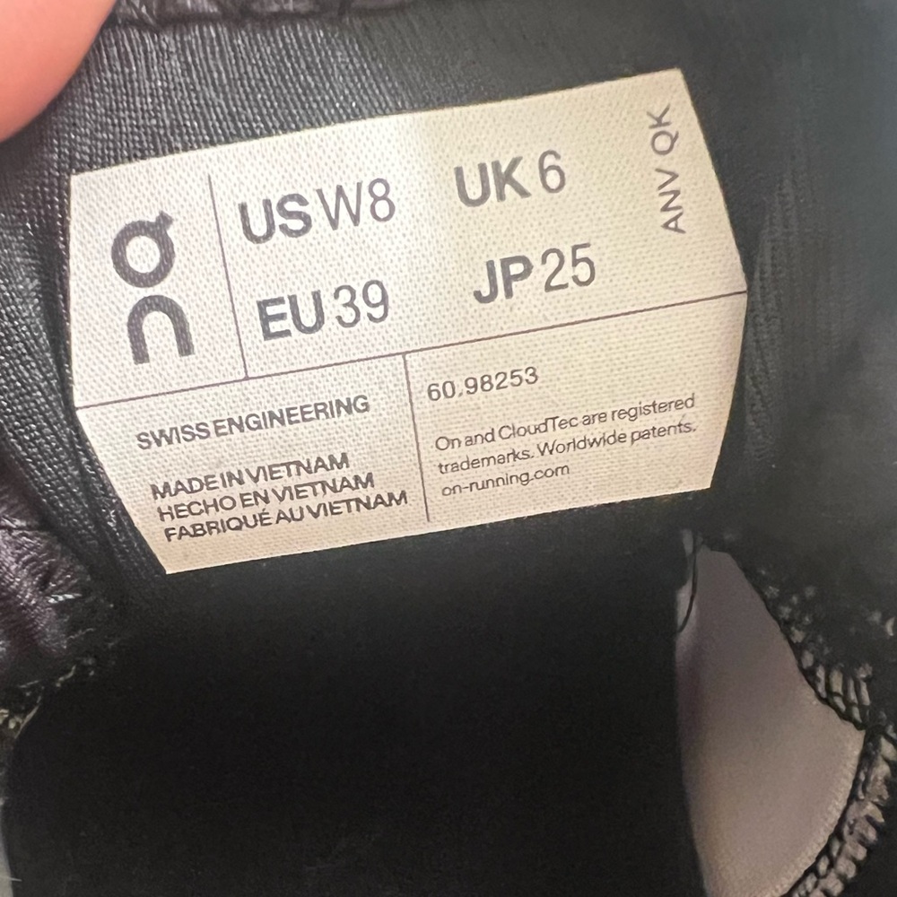 On Running Cloud X Sneakers in Black and Blueish/Gray - Picture 7 of 13